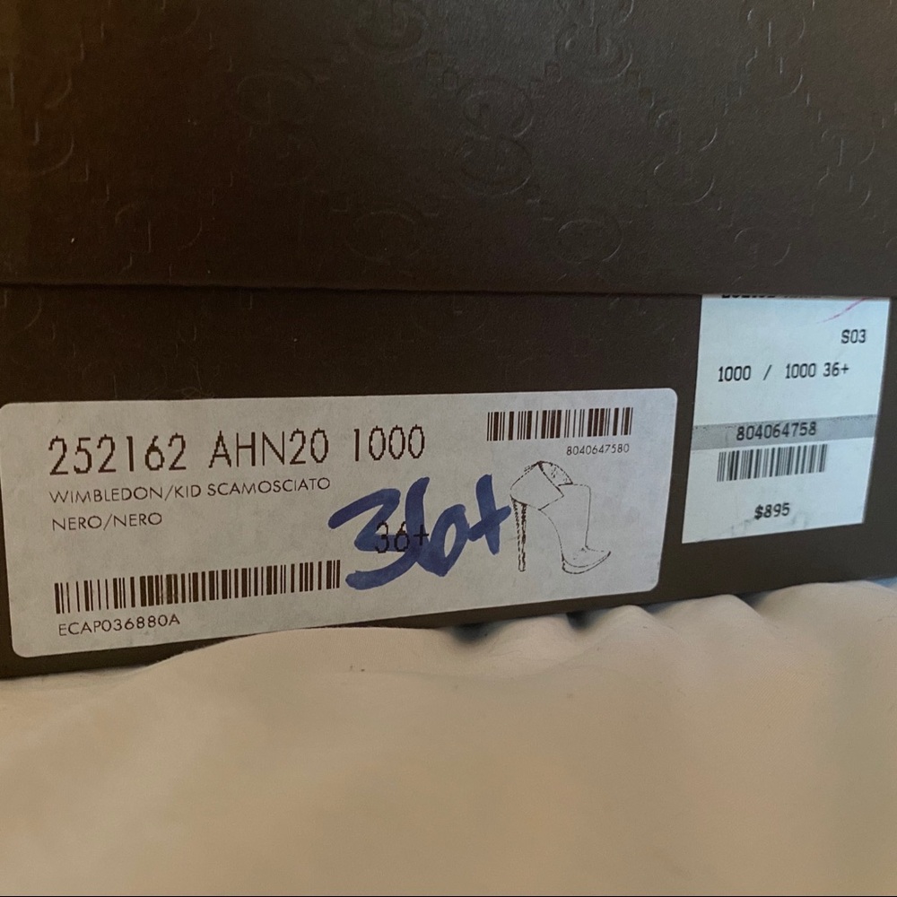 Authentic Gucci Booties (AHN20 1000) size 36 1/2 - Picture 8 of 8
